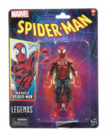 es::Spider-Man Marvel Legends Figura Retro Collection Ben Reilly Spider-Man 15 cm