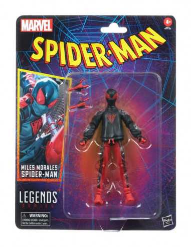 es::Spider-Man Marvel Legends Figura Retro Collection Miles Morales Spider-Man 15 cm