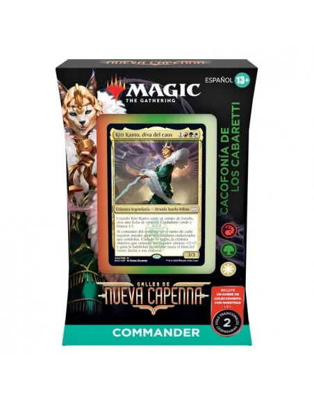 es::Magic the Gathering Calles de Nueva Capenna Cacofonía de los Cabaretti Mazo de Commander en castellano