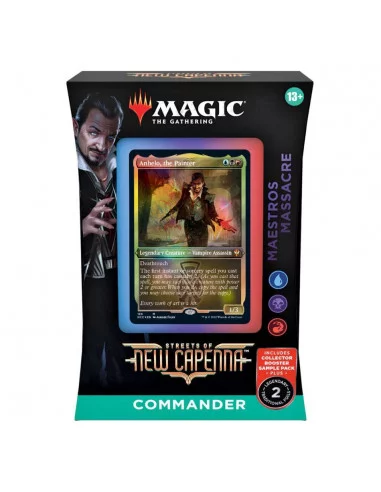 es::Magic the Gathering Streets of New Capenna Maestros Massacre Mazo de Commander en inglés