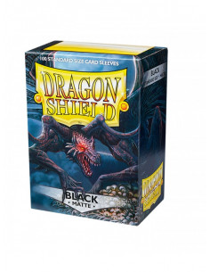 es::Dragon Shield Fundas Standard Matte Negro (100)