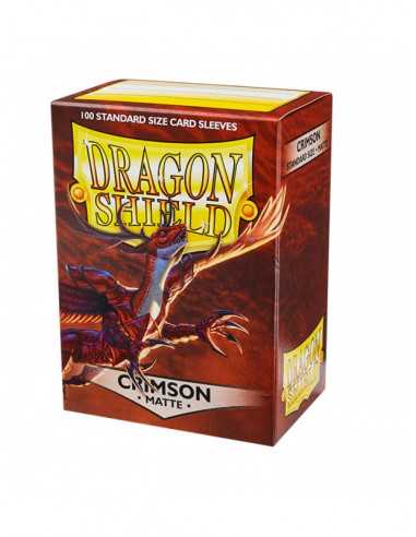 es::Dragon Shield Fundas Standard Matte Crimson (100)