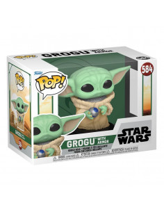 es::Star Wars The Book of Boba Fett Funko POP! Grogu w/armor 9 cm 2