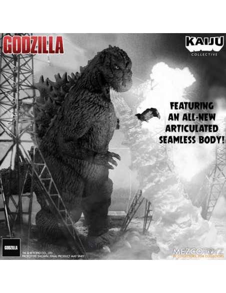 es::Godzilla (1954) Figura Kaiju Collective Godzilla - Black & White Edition 20 cm