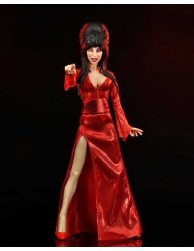 es::Elvira, Mistress of the Dark Figura Clothed Red, Fright, and Boo 20 cm