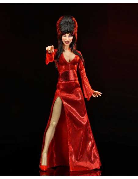 es::Elvira, Mistress of the Dark Figura Clothed Red, Fright, and Boo 20 cm