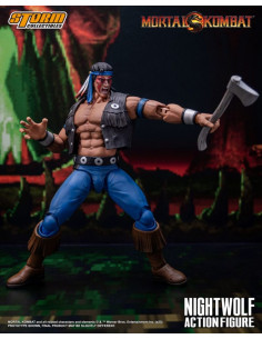 es::Mortal Kombat Figura 1/12 Nightwolf 18 cm 2