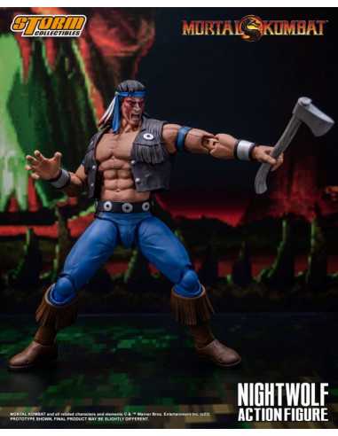 es::Mortal Kombat Figura 1/12 Nightwolf 18 cm