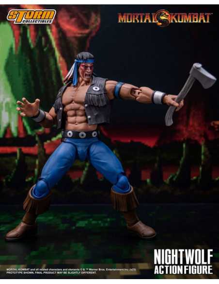 es::Mortal Kombat Figura 1/12 Nightwolf 18 cm