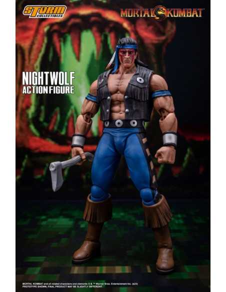 es::Mortal Kombat Figura 1/12 Nightwolf 18 cm