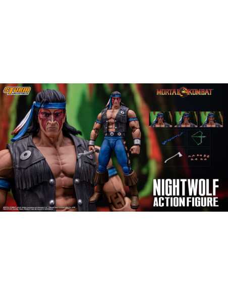 es::Mortal Kombat Figura 1/12 Nightwolf 18 cm