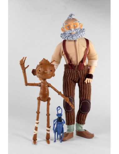 es::Pinocchio Pack de 3 Figuras Geppeto, Pinocchio y Cricket 20 cm