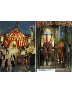 es::Pinocchio Pack de 3 Figuras Geppeto, Pinocchio y Cricket 20 cm 2