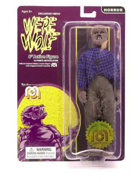 es::Mego Horror Figura Werewolf (Flocked) 20 cm
