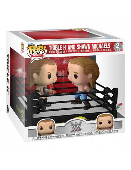 es::WWE Pack de 2 Funko POP Figuras SS Ring w/ Triple H/Michaels 9 cm