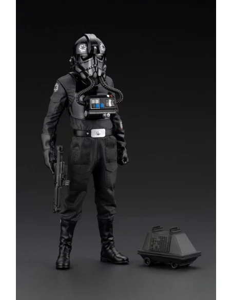 es::Star Wars A New Hope Estatua ARTFX+ 1/10 Tie Fighter Pilot Backstabber & Mouse Droid Exclusive 18 cm