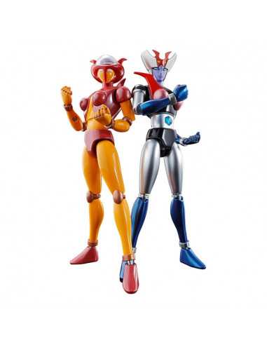 es::Mazinger Z Figuras Diecast Soul of Chogokin GX-08R Aphrodai A vs GX-09R Minerva X 16 cm