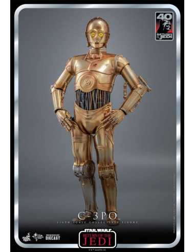 es::Star Wars Episode VI 40th Anniversary Figura 1/6 C-3PO Hot Toys 29 cm