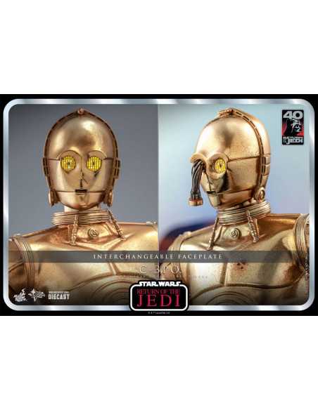 es::Star Wars Episode VI 40th Anniversary Figura 1/6 C-3PO Hot Toys 29 cm