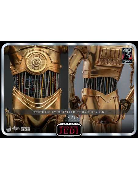 es::Star Wars Episode VI 40th Anniversary Figura 1/6 C-3PO Hot Toys 29 cm