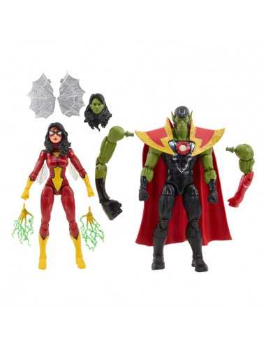 es::Marvel Legends Series Pack de 2 Figuras Skrull Queen & Super-Skrull 15 cm