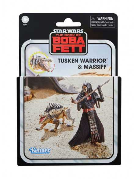 es::Star Wars: The Book of Boba Vintage Collection Figuras Tusken Warrior & Massiff 10 cm