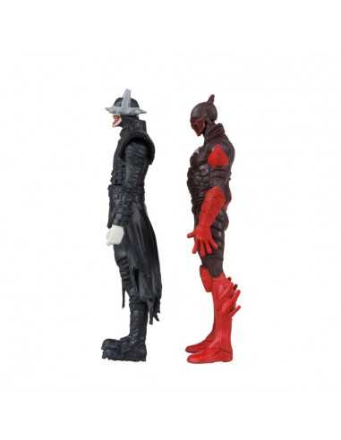 es::DC Page Punchers Figuras & Cómic Batman Who Laughs & Red Death (Dark Nights Metal 1) 8 cm