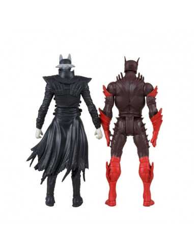 es::DC Page Punchers Figuras & Cómic Batman Who Laughs & Red Death (Dark Nights Metal 1) 8 cm
