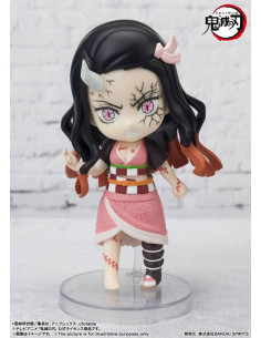 es::Demon Slayer: Kimetsu no Yaiba Figura Figuarts mini Nezuko Kamado Demon Form Advancing Ver. 9 cm 2
