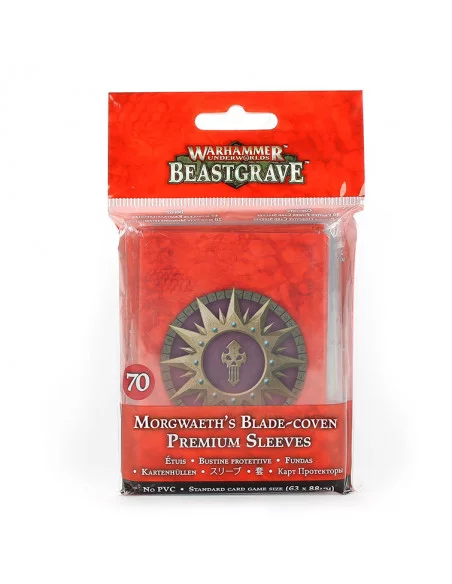 es::Warhammer Underworlds: Beastgrave - Fundas premium del Pacto Afilado de Morgwaeth