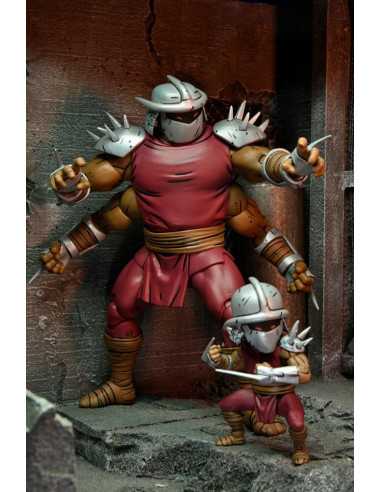 es::Tortugas Ninja (Mirage Comics) Figura Shredder Clone & Mini Shredder (Deluxe) 18 cm