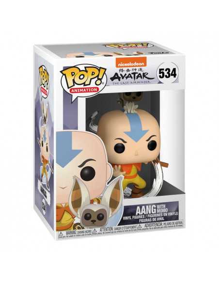es::Avatar: la leyenda de Aang Funko POP! Aang w/ Momo 9 cm