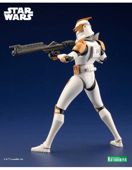 es::Star Wars The Clone Wars Estatua ARTFX+ 1/10 Commander Cody 17 cm