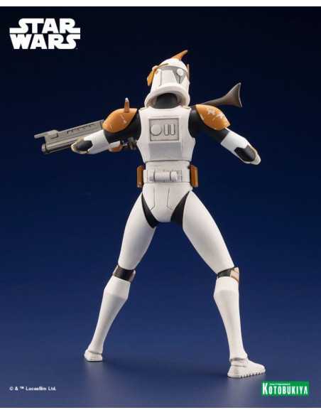 es::Star Wars The Clone Wars Estatua ARTFX+ 1/10 Commander Cody 17 cm