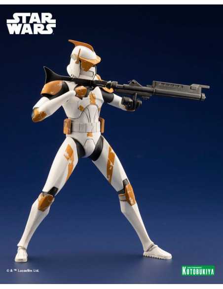 es::Star Wars The Clone Wars Estatua ARTFX+ 1/10 Commander Cody 17 cm