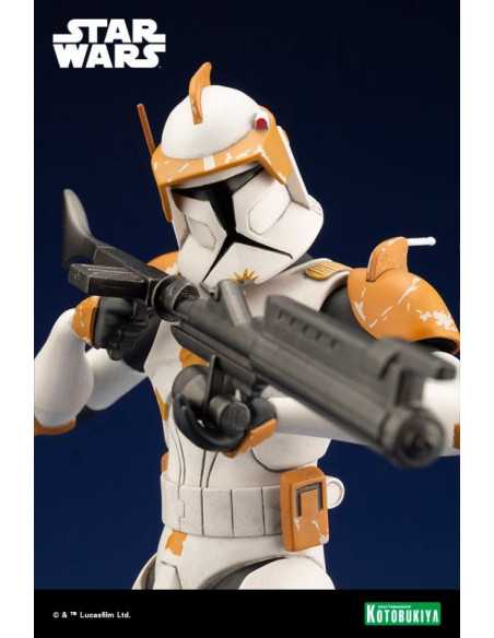 es::Star Wars The Clone Wars Estatua ARTFX+ 1/10 Commander Cody 17 cm