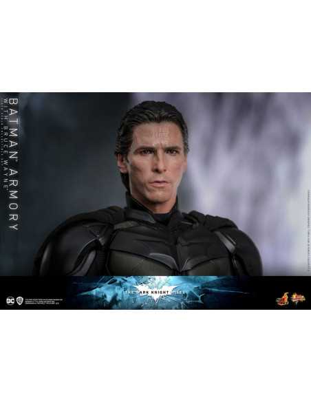 es::Batman The Dark Knight Rises Figuras y Diorama 1/6 Batman Armory with Bruce Wayne 30 cm