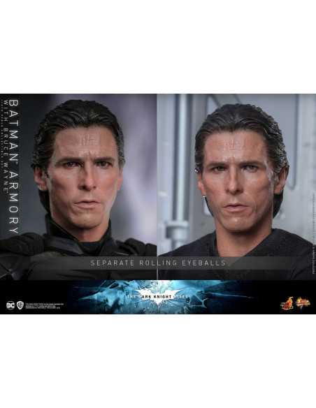 es::Batman The Dark Knight Rises Figuras y Diorama 1/6 Batman Armory with Bruce Wayne 30 cm