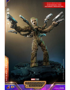 es::Guardianes de la Galaxia Vol. 3 Figura 1/6 Groot (Deluxe Version) Hot Toys 32 cm 2