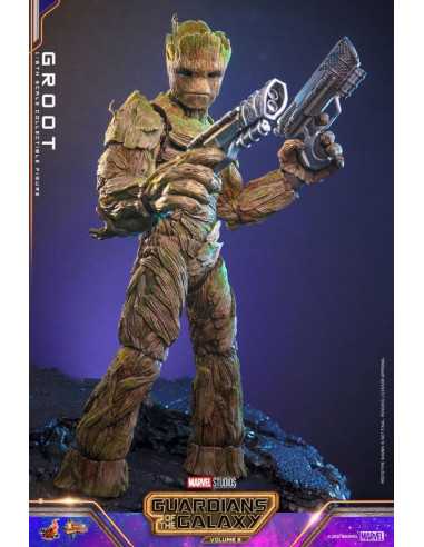 es::Guardianes de la Galaxia Vol. 3 Figura 1/6 Groot Hot Toys 32 cm