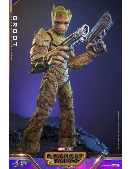 es::Guardianes de la Galaxia Vol. 3 Figura 1/6 Groot Hot Toys 32 cm