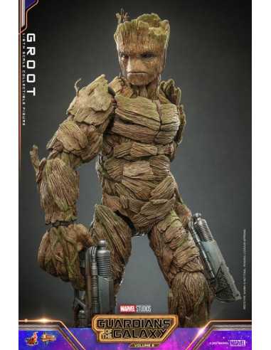 es::Guardianes de la Galaxia Vol. 3 Figura 1/6 Groot Hot Toys 32 cm