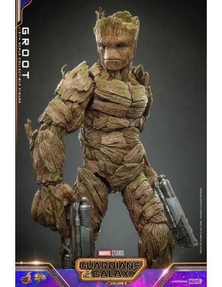 es::Guardianes de la Galaxia Vol. 3 Figura 1/6 Groot Hot Toys 32 cm