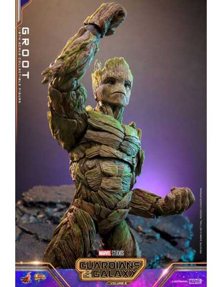 es::Guardianes de la Galaxia Vol. 3 Figura 1/6 Groot Hot Toys 32 cm
