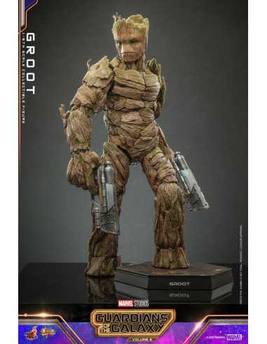 es::Guardianes de la Galaxia Vol. 3 Figura 1/6 Groot Hot Toys 32 cm