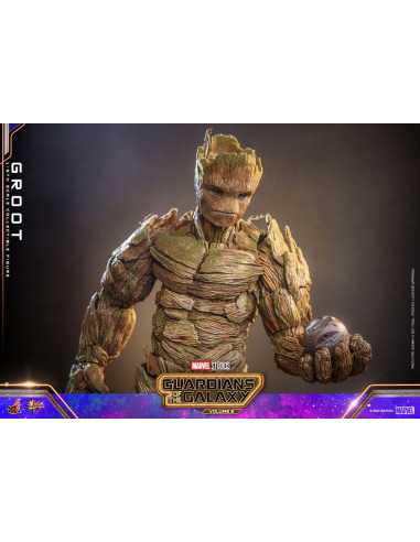 es::Guardianes de la Galaxia Vol. 3 Figura 1/6 Groot Hot Toys 32 cm