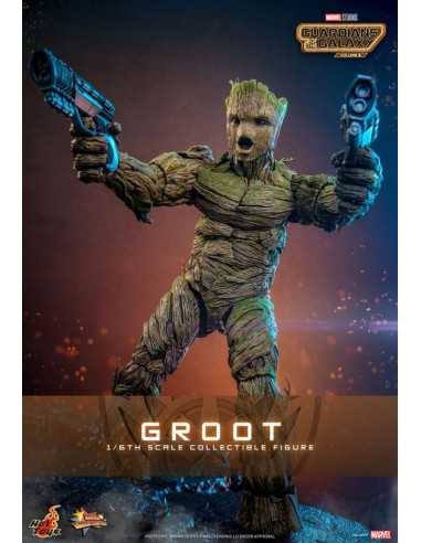 es::Guardianes de la Galaxia Vol. 3 Figura 1/6 Groot Hot Toys 32 cm