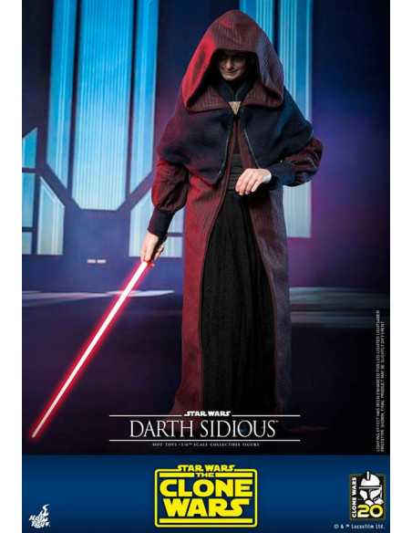 es::Star Wars: The Clone Wars Figura 1/6 Darth Sidious Hot Toys