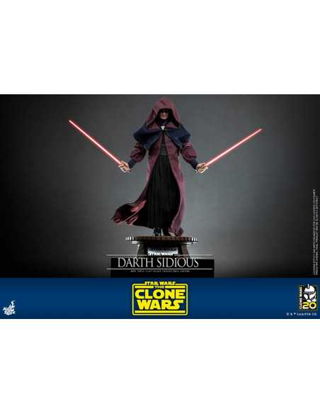 es::Star Wars: The Clone Wars Figura 1/6 Darth Sidious Hot Toys