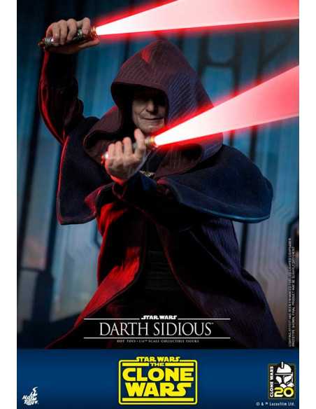 es::Star Wars: The Clone Wars Figura 1/6 Darth Sidious Hot Toys